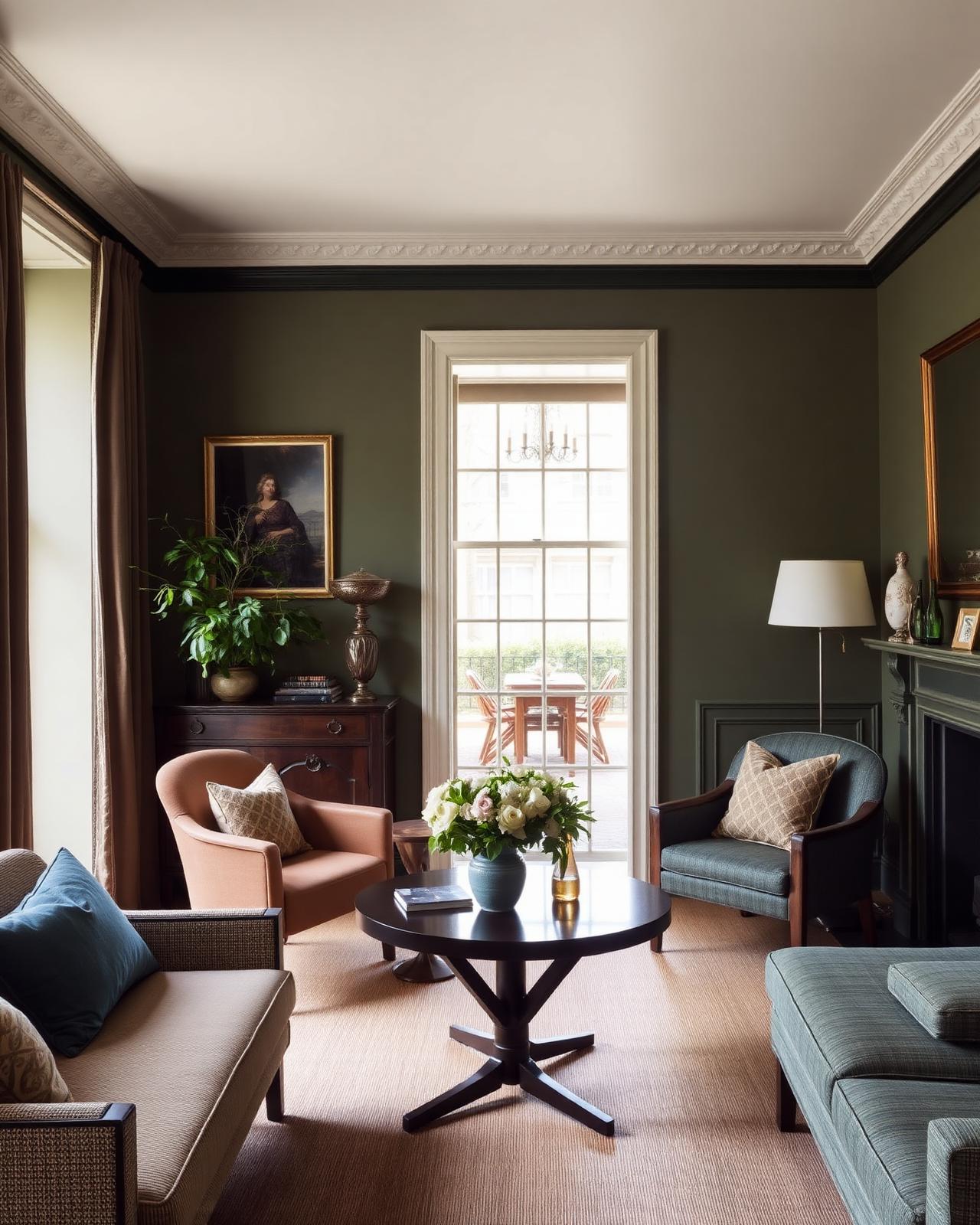 Elegant Victorian period interior of a managed Silver Trees property in St Albans